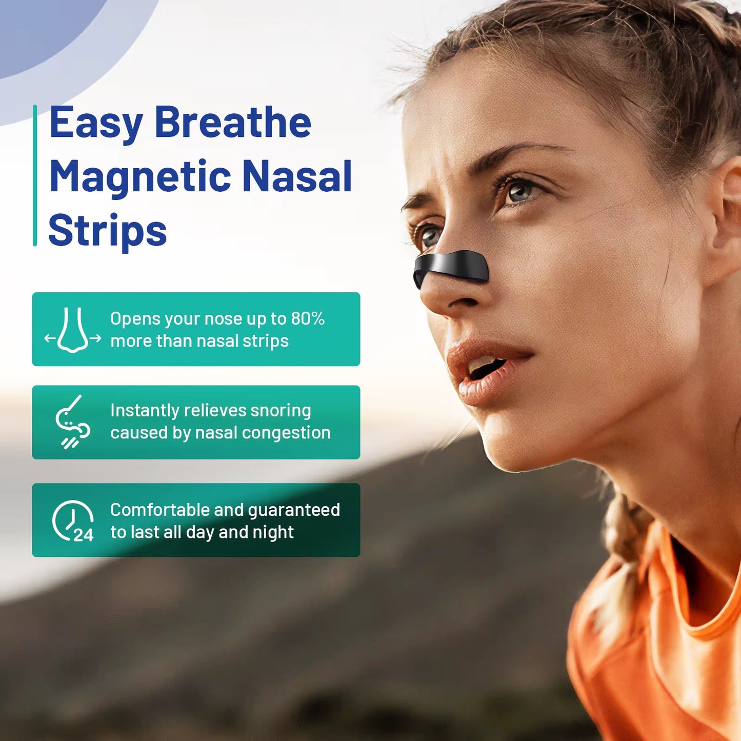 Aero Breathe™ Magnetic Nose
Strip