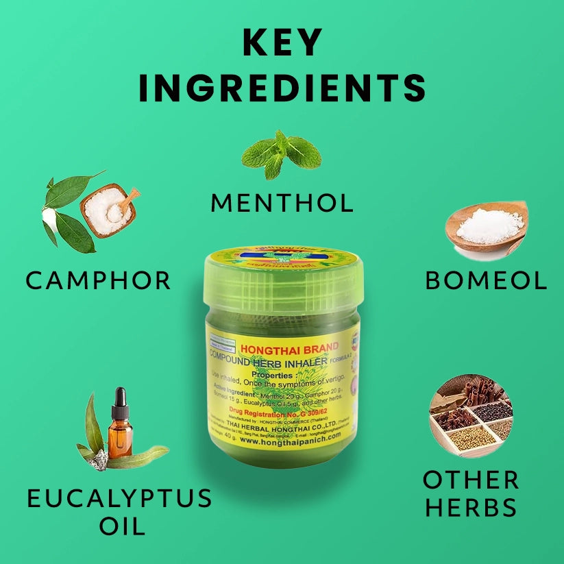 Hong Thai Compound Thai Herbal Inhaler